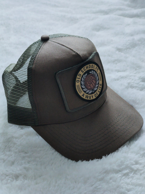 Removable Patch Cap - khaki green