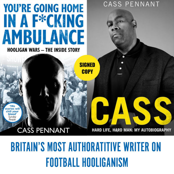 2 Signed Books - You're Going Home in a F*cking Ambulance & My Autobiography CASS
