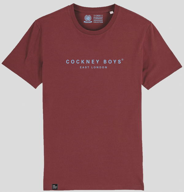 Cockney Boys T-shirt - claret