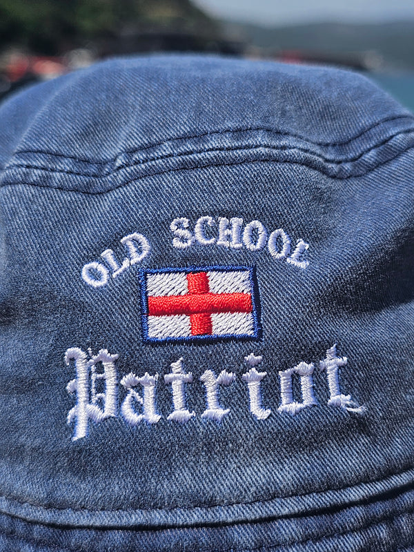 OLD SCHOOL PATRIOT BUCKET HAT - ENGLAND