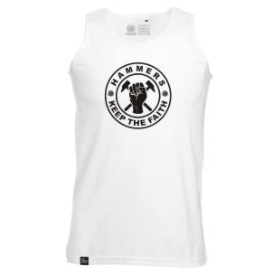 HAMMERS KEEP THE FAITH - Sleeveless Vest - white