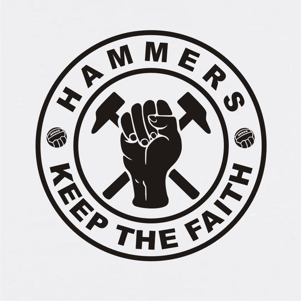 HAMMERS KEEP THE FAITH - T-Shirt white