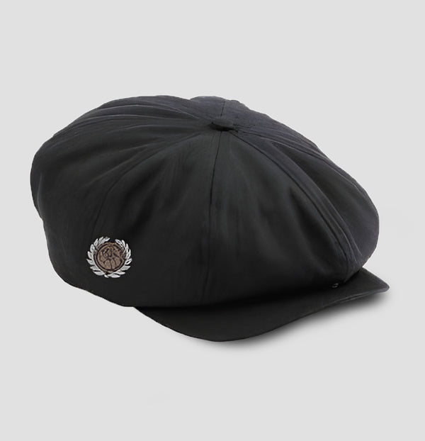 Old School Newsboy Cap - black