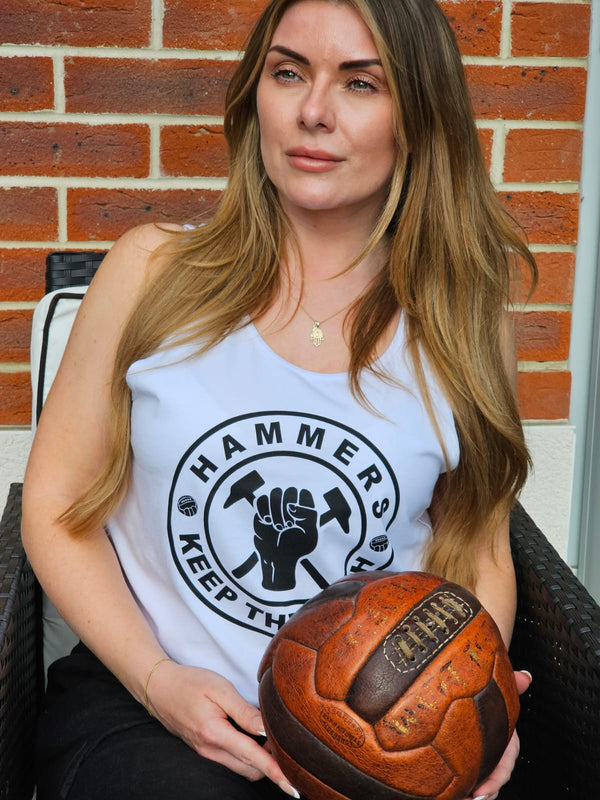 HAMMERS KEEP THE FAITH - Sleeveless Vest - white