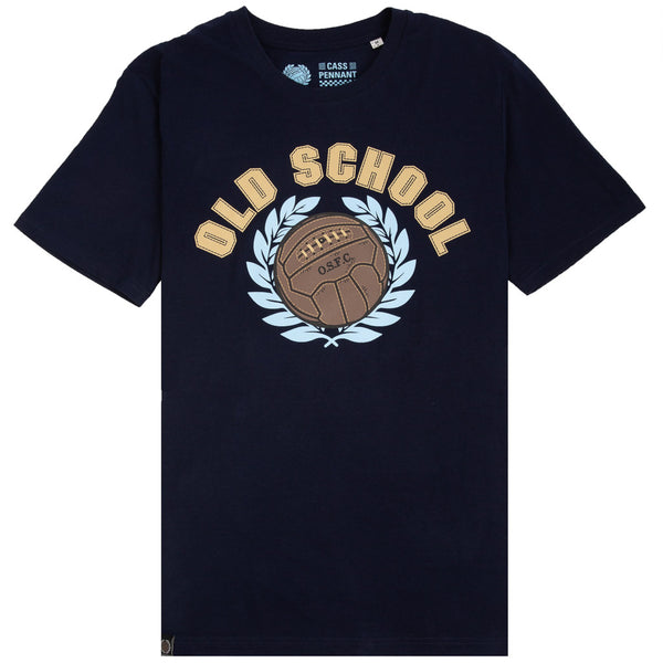 Old School T-Shirt - navy blau