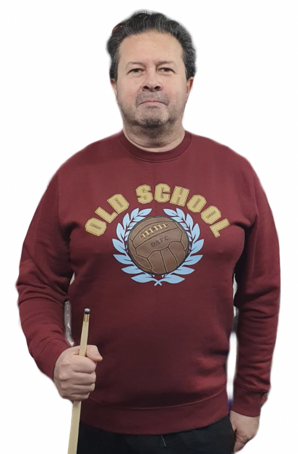 Old School Sweatshirt - claret