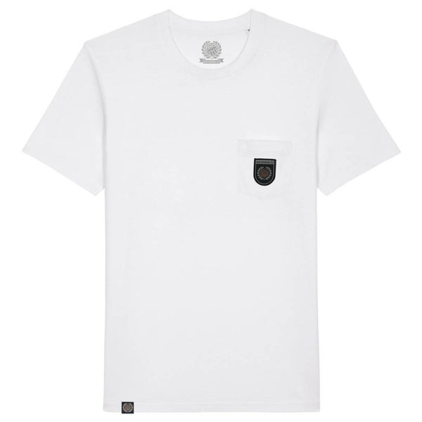 Shield Logo Pocket T-Shirt - white