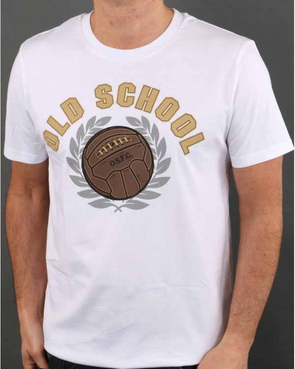 Camiseta Old School - blanco